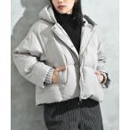 プリーツレイヤーフードピュアダウ