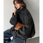 【Classical Evon】洗練された大人の魅力を惹き出す。シャギースタンド比翼デザインブルゾン