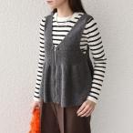 ショッピングcolors SHIPS Colors:〈手洗い可能〉ジップ ビスチェ × ボーダー ニット セット◇