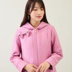 ショッピングローズ 【M-StyleLuxe監修】【リボンブローチ付】キルティングリボンコート