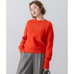 フォックスカシミヤファー ショート丈 ニット