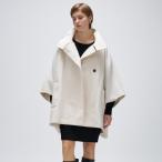 ショッピングポンチョ 【手洗い可】メルトンジャージポンチョコート