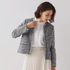 ショッピングセレモニー ≪通勤・セレモニー対応≫ コットンツイードジャケット