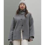 [VERY размещение ]MANTECOPureli балка пальто с отложным воротником 