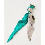 ショッピングバンダナ ダイヤ型スカーフ　クロスステッチバンダナ《manipuri》