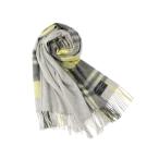 バイカラーチェックストール