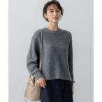 ショッピングスパンコール 【洗える】スパンコールバルキー クロップド ニット