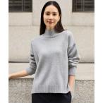 ショッピングスパンコール ウールカシミヤブレンドスパンコールハイネック ニット