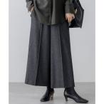 ラメミックスツイード クロップド パンツ