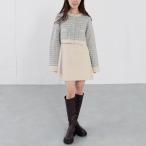 ショッピングワンピ ツイードニットカーディガン×ミニキャミワンピＳＥＴ