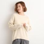 ショッピングスパンコール 華やぎ冬ニット　ミニスパンコールフェザーニット