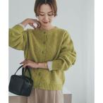 ハミルトンウール畦クルーネックカーディガン