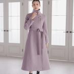 2025秋冬新作 ブローチ付きスタンドカラー3wayコート