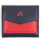 牛革薄型三つ折り財布