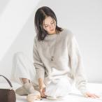 ショッピングカシミヤ フォックスカシミヤニット≪洗える≫