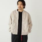 SHIPS Colors:合成皮革 ボア ボマー ジャケット