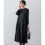 【洗える】メリノウールサテン ワンピース