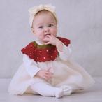 ショッピングロンパース いちご衿つきロンパース