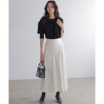 ショッピングサテン 【WEB限定】サテンナロー スカート