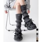 折り返しレッグウォーマー レディース靴下