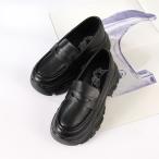 ショッピングエナメル 【25秋冬新作】★軽量スニーカーソール厚底ローファー★2232