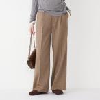 SHIPS Colors:〈洗濯機可能〉裏起毛 チェック ワイド パンツ