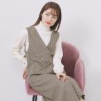 ショッピングラップ ラップ風ツイードジャンスカ【洗濯機OK防シワ】