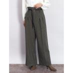 ショッピングサークル サークルバックルジオメトリックワイドパンツ