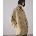 ショッピングサステナブル商品 【サステナブル】ボンバーツイルパデットシャツブルゾン/撥水