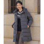 ショッピングway 【洗える・2way】タフタダウン ロング丈 コート