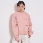 ショッピングlovetoxic 【綿100％】リサイクルコットン飛び刺しゅうスウェット