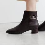 ショッピング価格 【特別価格】【撥水】【卑弥呼25AW】上品できれい◇スクエアバックルサイドベルトブーツ/651417