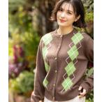 ショッピングアーガイル アーガイルカーディガン