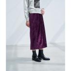 ショッピングロングスカート 【大草直子さん×NEMIKA】ベロアロングスカート