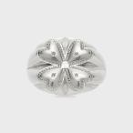 シルバークローバーピンキーリング