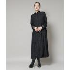 ショッピングフリンジ フリンジジャガードナローシャツワンピース