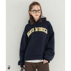 ショッピングcoca 【裏起毛】刺繍ロゴパーカー 全2色