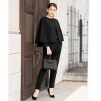 ショッピング喪服 【喪服・礼服】[洗える]スーツ セットアップ セレモニー フォーマル パンツスーツ 卒業式 入学式