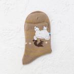 ショッピングカウチン ◆ASOBOU カウチンニット風リス クォーターソックス