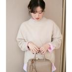 ショッピングクールネック モックネックチャイニーズラクーンプルオーバー