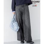 【RED CARD TOKYO×23区】 センタープレス デニム ワイド パンツ