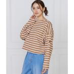 ショッピングボーダー ボーダードルマンスリーブカットソー《Le Minor》