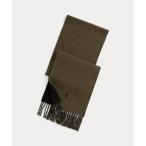 リバーシブル ウールブレンド マフラー