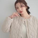 ショッピングリボン 【春色追加・撥水・洗える】リボンキルティングジャケット