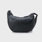 ショッピングラウンド 【牛革使用】リアルレザーラウンドショルダーバッグ