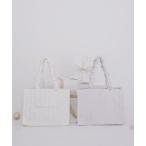 ショッピングキルティング ギャザーハンドルリボンキルティングトート