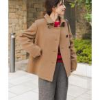 ショールカラー2WAYショートコート