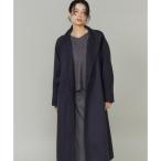 スタンドカラーラグランスリーブコート