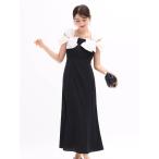 オフショルダーリボンマーメイドドレス