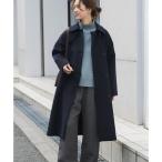ショッピングロングコート ウールロングコート